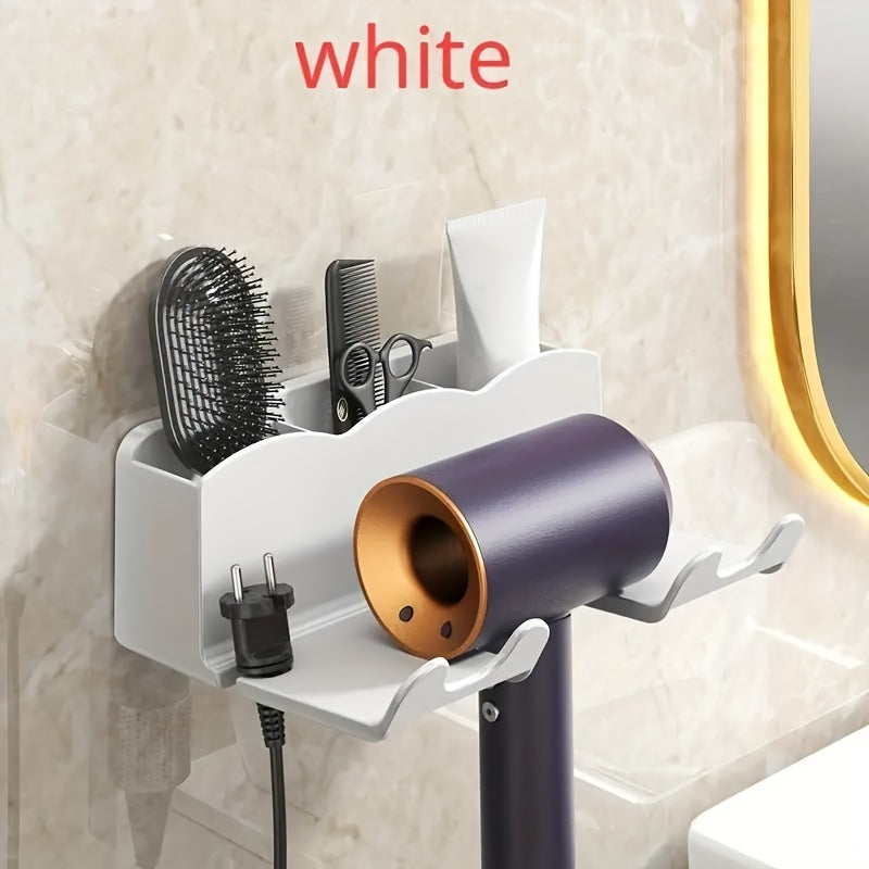 Wall-Mounted Hair Dryer Holder